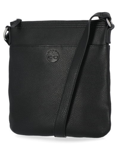 Timberland Leather Crossbody Purse Shoulder Bag In Black