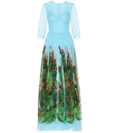 Dolce & Gabbana Mytheresa.com独家发售 - 印花真丝连衣裙 In Multicoloured