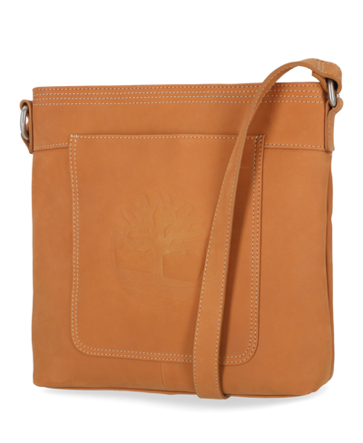 Timberland Leather Crossbody Purse Shoulder Bag In Wheat
