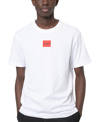 Hugo Boss Logo-patch Regular-fit Cotton-jersey T-shirt In White