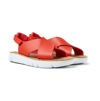Camper Oruga Slingback Sandal In Bright Red