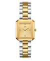 Jbw Women's Arc Single Stainless Steel Bracelet Watch, 23mm X 25mm In Two Tone