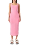 Grey Lab Sleeveless Woven Dress In Pink