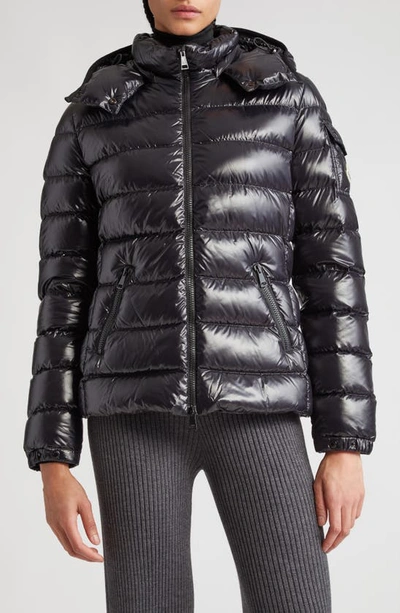 Moncler Bady Short Down Jacket In Nero