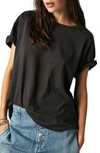 FREE PEOPLE FREE PEOPLE NINA CREWNECK COTTON T-SHIRT