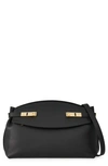 Ferragamo Large Pouch In Black