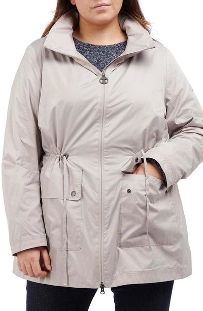 Barbour Campion Water Resistant Jacket In Oyster/ Mist