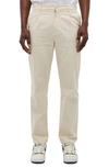 Bench Tonman Relaxed Pleated Trousers In White