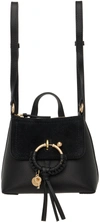 SEE BY CHLOÉ BLACK SMALL JOAN BACKPACK