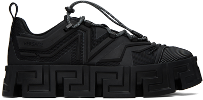 Versace Black Greca Labyrinth Sneakers