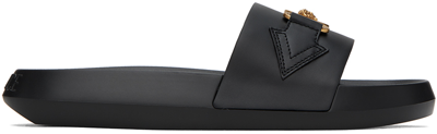 Versace Black Medusa Biggie Slides In 1b00v-black-