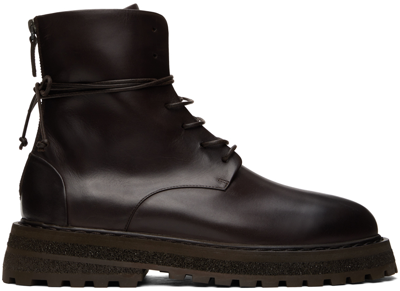 Marsèll Brown Carro Boots In Dark Brown