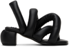 Yume Yume Black Henrik Vibskov Edition Sausage Heeled Sandals In Black