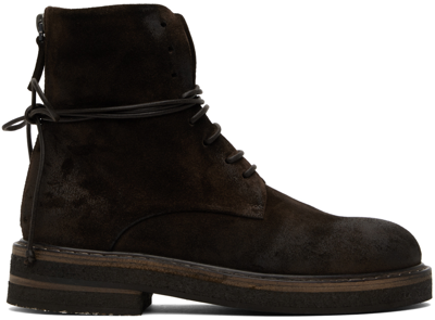 Marsèll Brown Parrucca Boots In Dark Brown