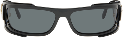 Versace Black Medusa Biggie Sunglasses In 536087 Black