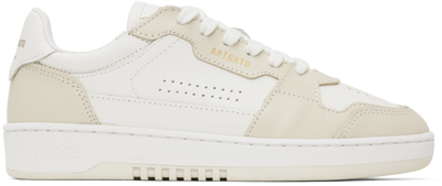 AXEL ARIGATO WHITE & BEIGE DICE LO SNEAKERS