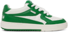 PALM ANGELS GREEN & WHITE UNIVERSITY SNEAKERS