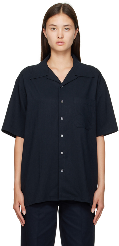 Dunst Navy Classic Shirt In French Navy