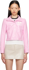 Courrèges Pink Press-stud Jacket