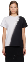 Chloé T-shirt In Black,white