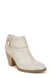 Dr. Scholl's Kickstart Block Heel Bootie In Grey Faux Leather