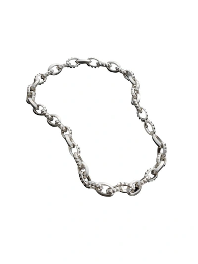 Leony Chain Smooth And Studded Accessories In Metallic