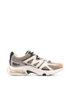 Michael Kors Kit Extreme Mesh And Leather Trainer In Brown
