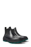 Camper Brutus Leather Ankle Boots In Black