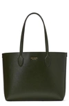 Kate Spade Large Bleecker Leather Tote In Bonsai Tree