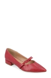 Journee Collection Cait Mary Jane Pump In Red