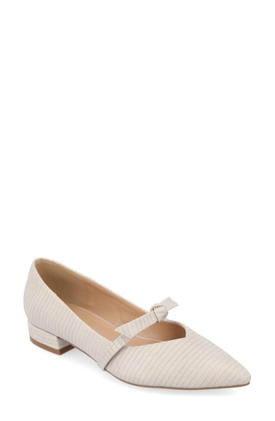 Journee Collection Cait Mary Jane Pump In Taupe
