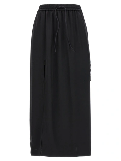 Y-3 Tch Slk Skirt In Black