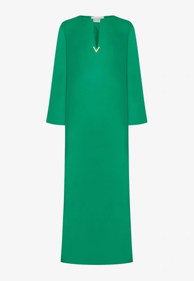 Valentino Cady Couture Kaftan Dress Woman Green 44