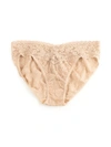 Hanky Panky Signature Lace V-kini Briefs In Brown