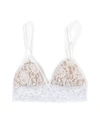 Hanky Panky Signature Lace Padded Triangle Bralette White In White