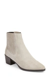 Rag & Bone Rover Suede Chelsea Booties In Cemento