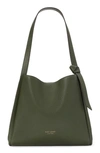 Kate Spade Knott Large Leather Shoulder Bag In Bonsai Tree