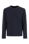 Fedeli Extreme - Crew-neck T-shirt With Long Sleeves In Blue