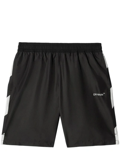 Off-white Diag Surfer Swimshorts In Multi-colored