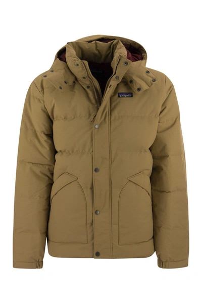 Patagonia Downdrift - Hooded Jacket In Hazelnut