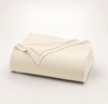 BOLL & BRANCH ORGANIC RIBBED KNIT BED BLANKET