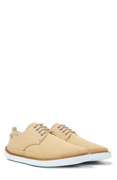 Camper Lace-up Shoes Wagon In Medium Beige