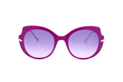 Caroline Abram Ranya-violet Sunglasses In Nd