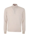 FILIPPO DE LAURENTIIS FILIPPO DE LAURENTIIS HALF ZIPPER PULLOVER CLOTHING