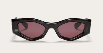 Valentino Unisex Sunglasses In Black