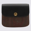 Etro Essential Canvas And Leather Small Bag In Black