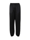 Giorgio Armani Pleat-detail Wide-leg Silk Trousers In Black
