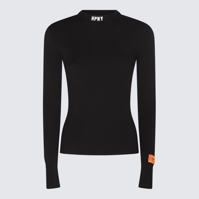 Heron Preston Maglie Nero In Black White