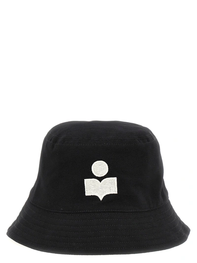 Marant Logo-embroidered Bucket Hat In Black