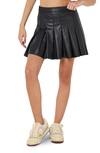 Noisy May Paulo High Waist Pleated Skirt In Black